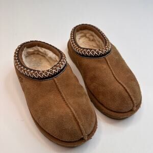 UGG Tan Taz Tazman Slip Ons